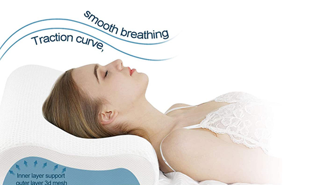 oreiller à mémoire de forme cervical