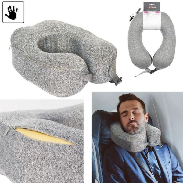 oreiller de voyage à mémoire de forme