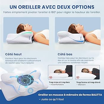 oreiller probleme cervicale