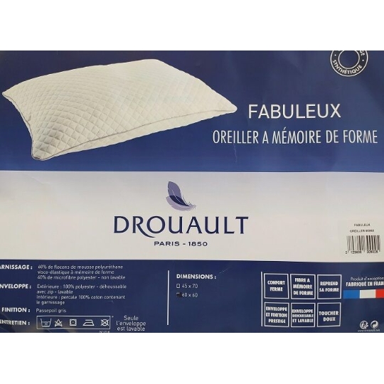 drouault oreiller memoire de forme